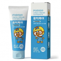 뽀로로 고불소 치카친구 플러스치약 스윗민트향